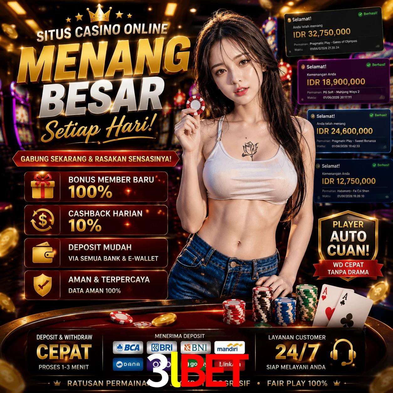3lbet slots no app